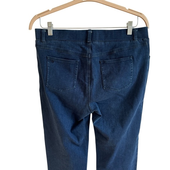 Betabrand Straight Leg Jeans Pant Stretch, Dark Indigo, Size L - Picture 5 of 7